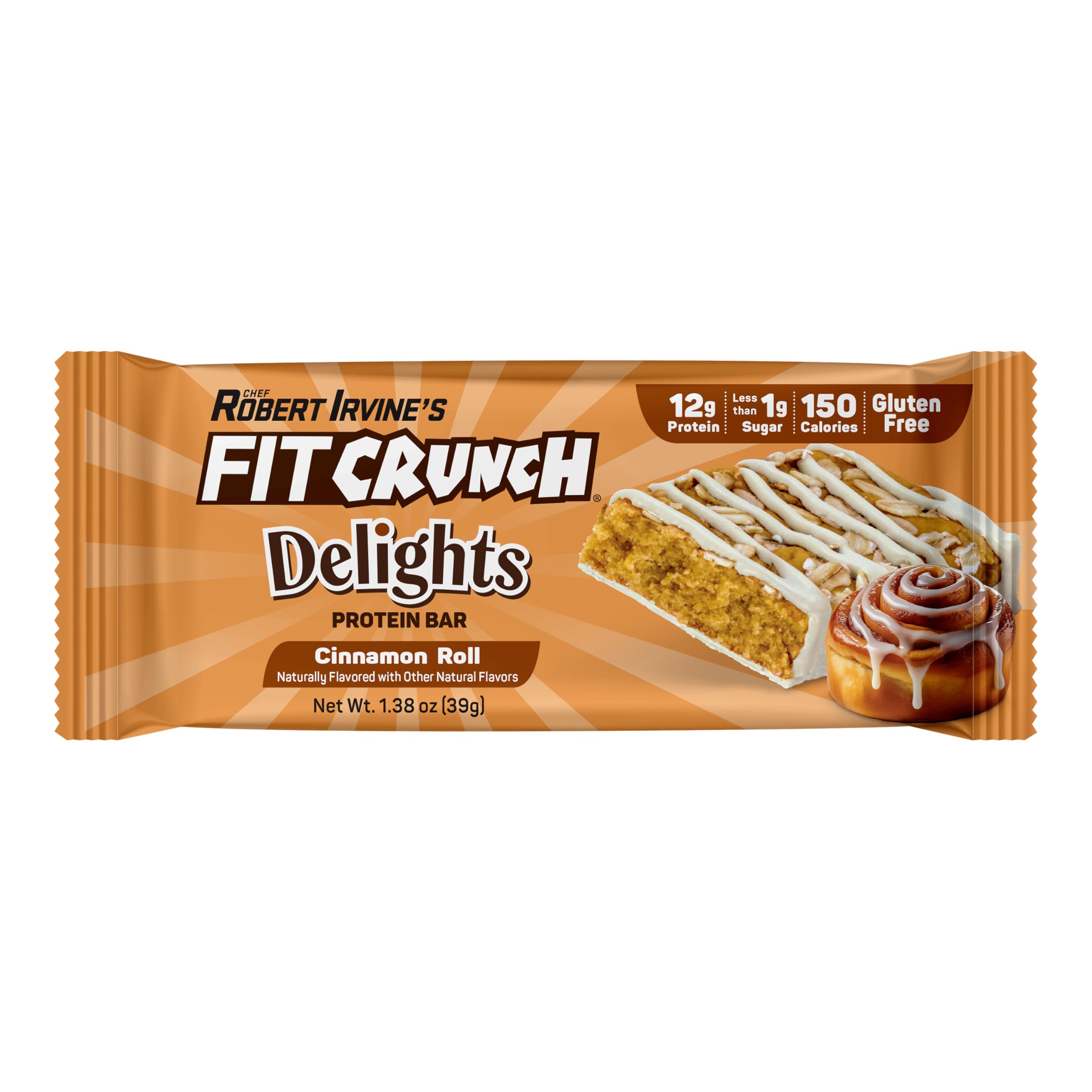 FITCRUNCH Delicias textura suave canela, experiencia indulgente sin culpas