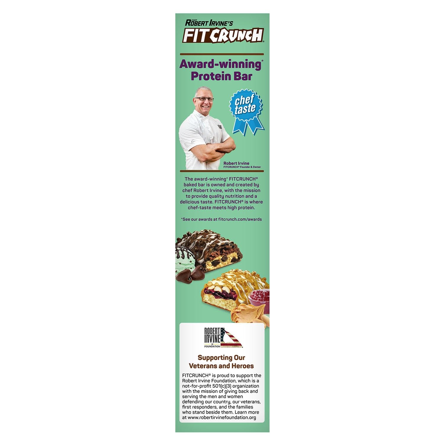 Barras FITCRUNCH sin gluten, opción crujiente para dietas sensibles.