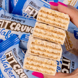 Sabor vainilla helada de Fit Crunch, merienda inspirada en maestros culinarios.