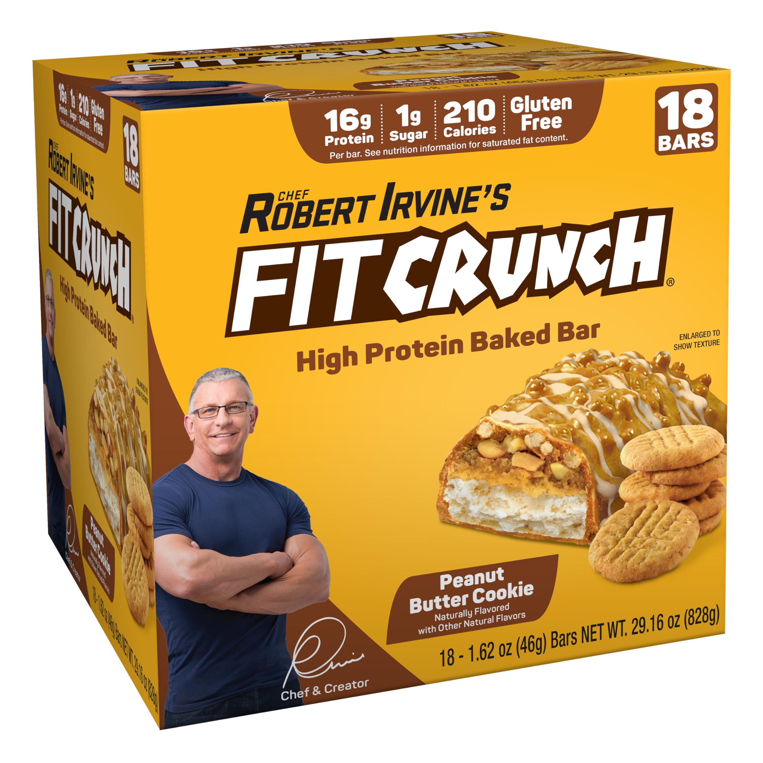 FitCrunch barra snack de 6 capas, ideal para energía rápida entre tareas
