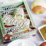 FITCRUNCH Pastel de Manzana, porción conveniente para llevar a la oficina o gimnasio.