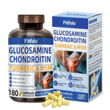 Fitfido: bote de glucosamina, condroitina, MSM y cúrcuma para movilidad diaria.
