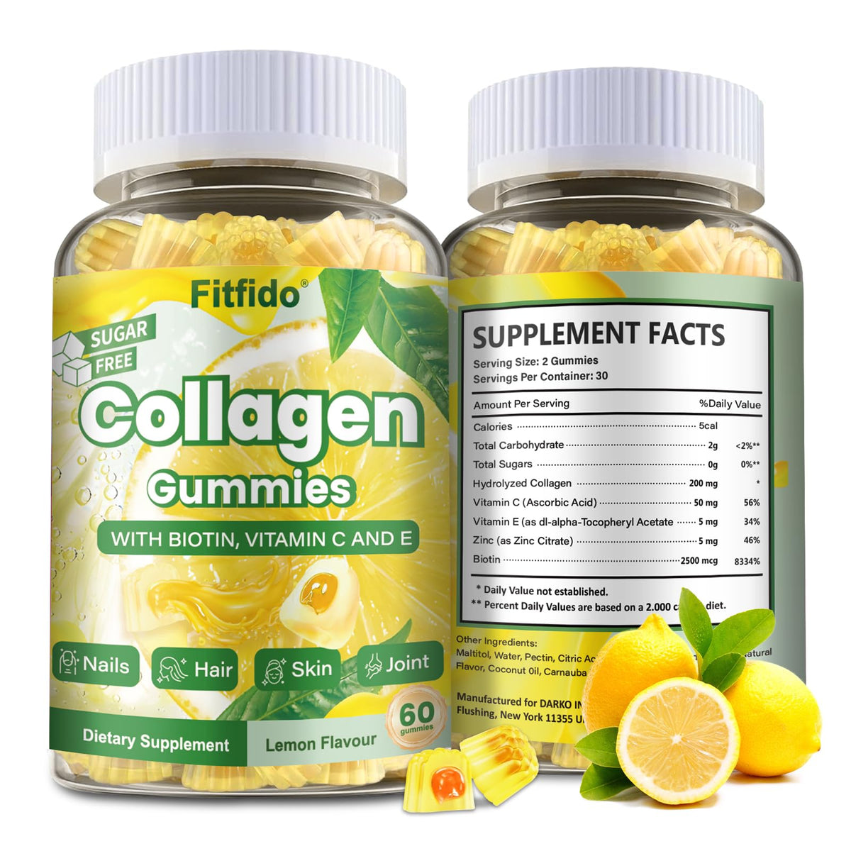 Fitfido gominolas de colágeno en empaque, opción conveniente para la rutina diaria.