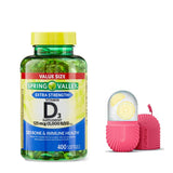 FitMania vitamina D3: botella de cápsulas 125 mcg para huesos y dientes sanos