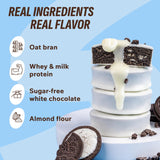 FitnesSHOCK brownie proteina porcion 50g, snack satisfactorio para pausas en la oficina.
