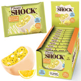 FitnesSHOCK Protein Brownie limón-poppy con chocolate blanco, postre ligero