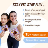 Desayuno ligero o merienda rápida con Brownies de Proteína FitnesSHOCK