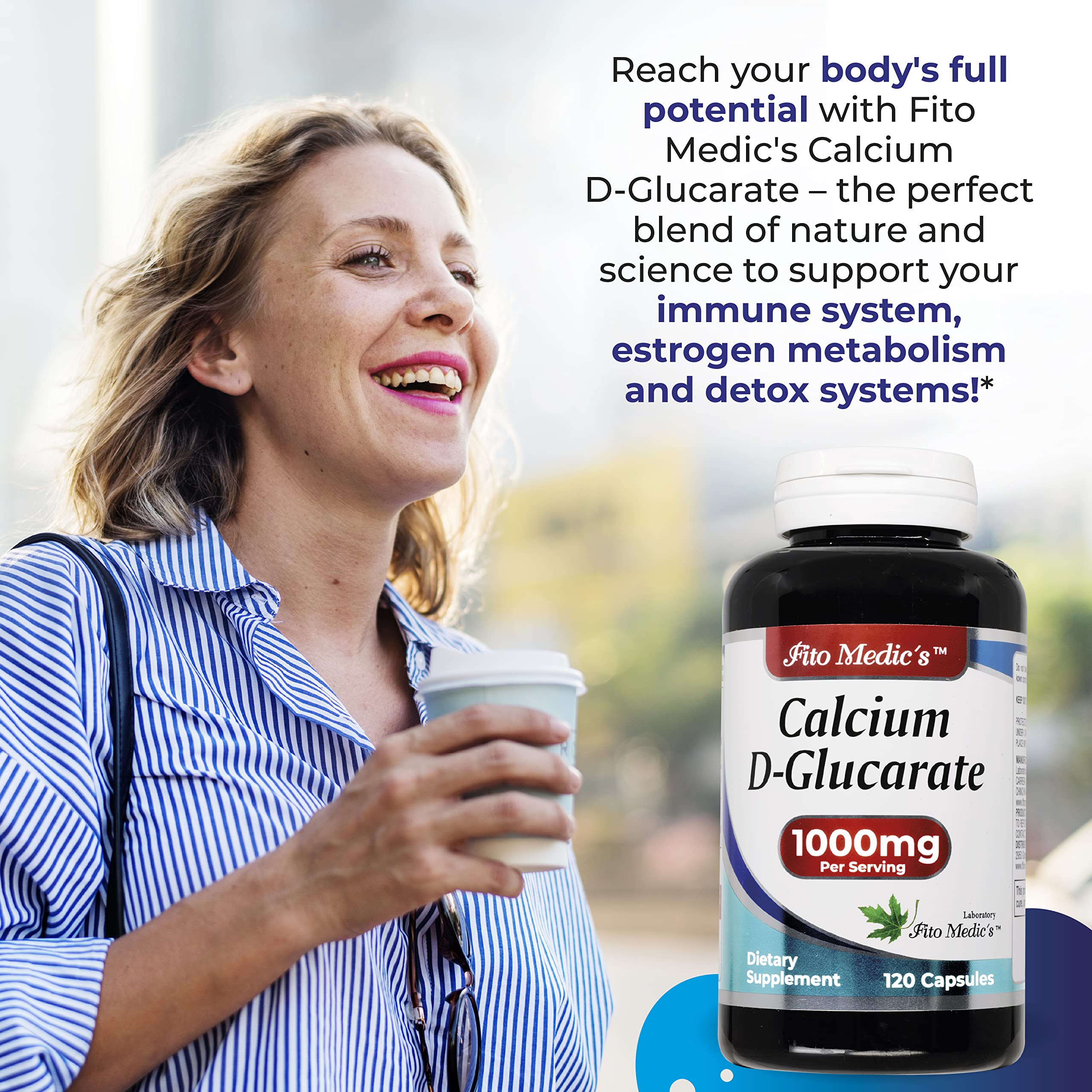 Calcio D-Glucarato de Fito Medic's: cápsulas de alta absorción para detox hepático.