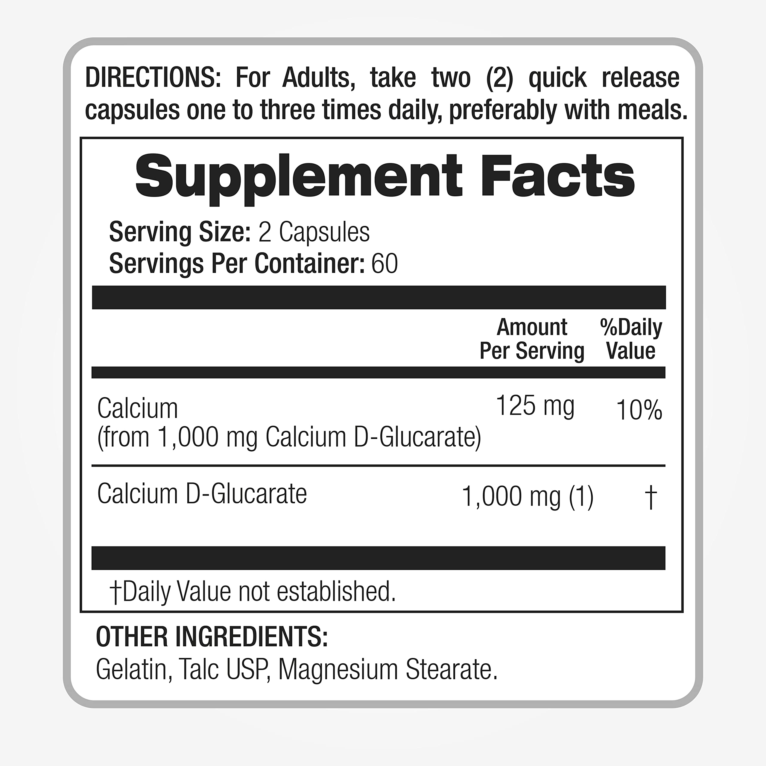 Calcio D-Glucarato de Fito Medic's: apoyo al hígado y detoxificación suave.
