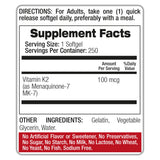 Dosis diaria de 100 mcg en cápsula suave.
