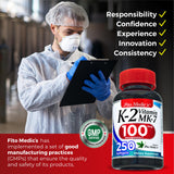 Menaquinona-7: forma activa de K2 para soporte nutricional.