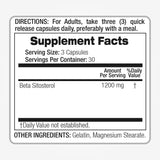 FITO MEDIC'S Lab beta sitosterol - etiqueta con origen vegetal y alta pureza