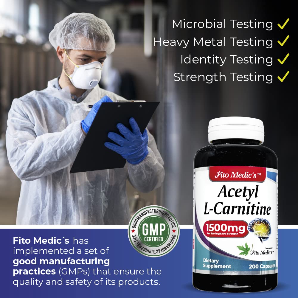 FITO MEDIC'S Capsulas L-Carnitina: uso diario cómodo e sencillo.
