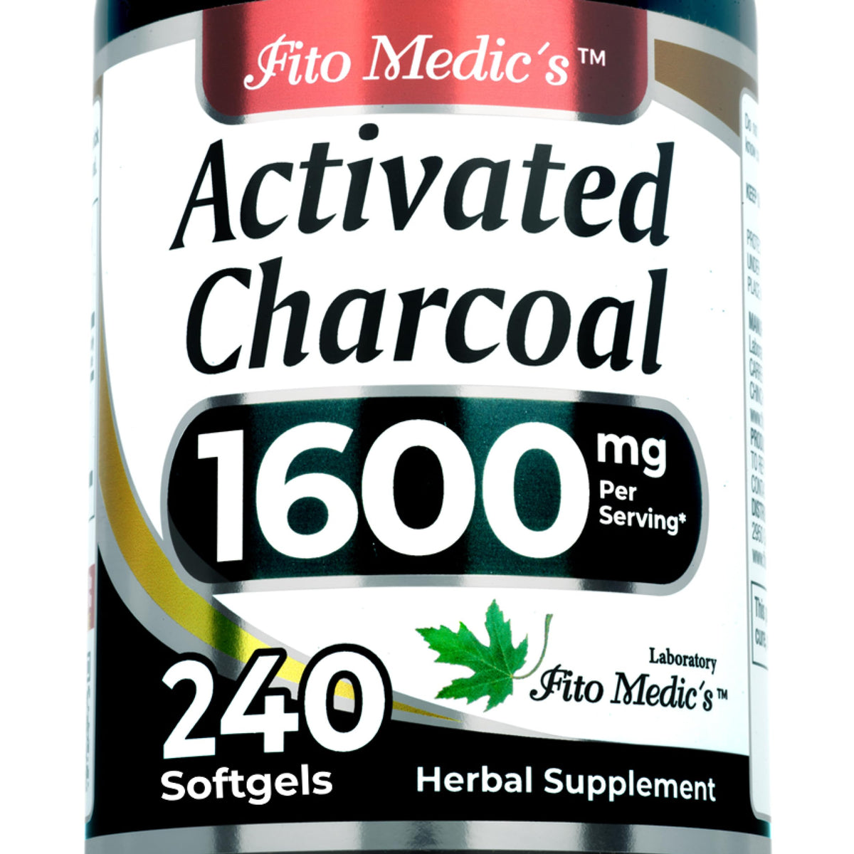 FITO MEDIC'S carbon activado cápsulas suaves, ideal para uso diario.