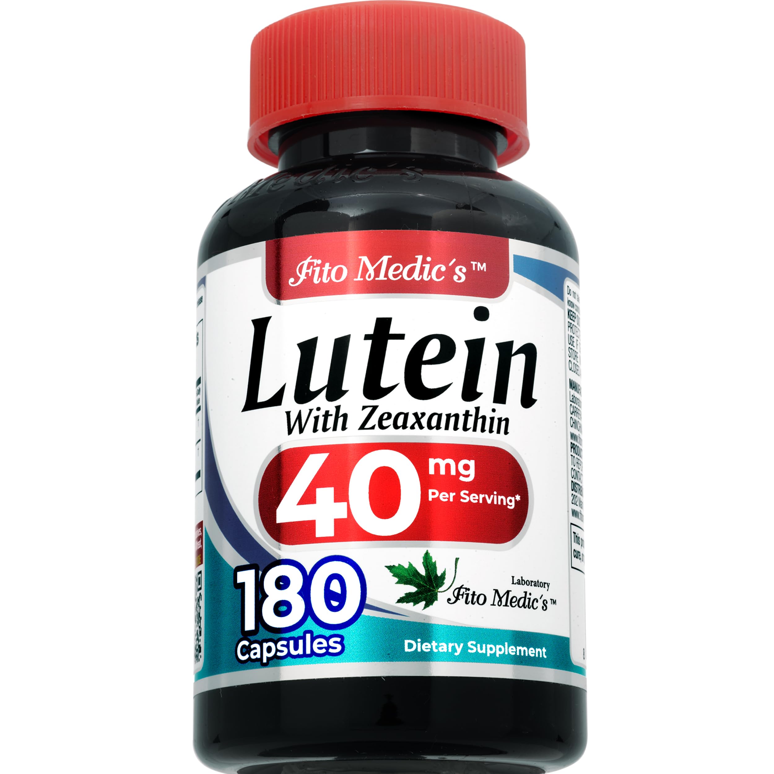 FITO MEDIC'S etiqueta en la botella resalta la fórmula vegetal