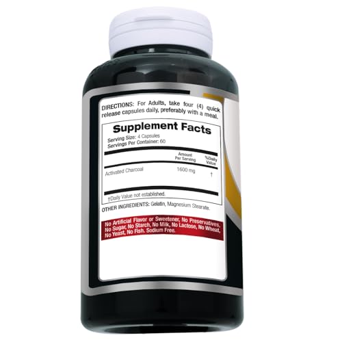 Frasco FITO MEDIC'S carbon activado con cápsulas suaves para conveniencia diaria.