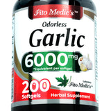 FITO MEDIC'S Lab ajo sin olor cápsulas para uso diario cómodo
