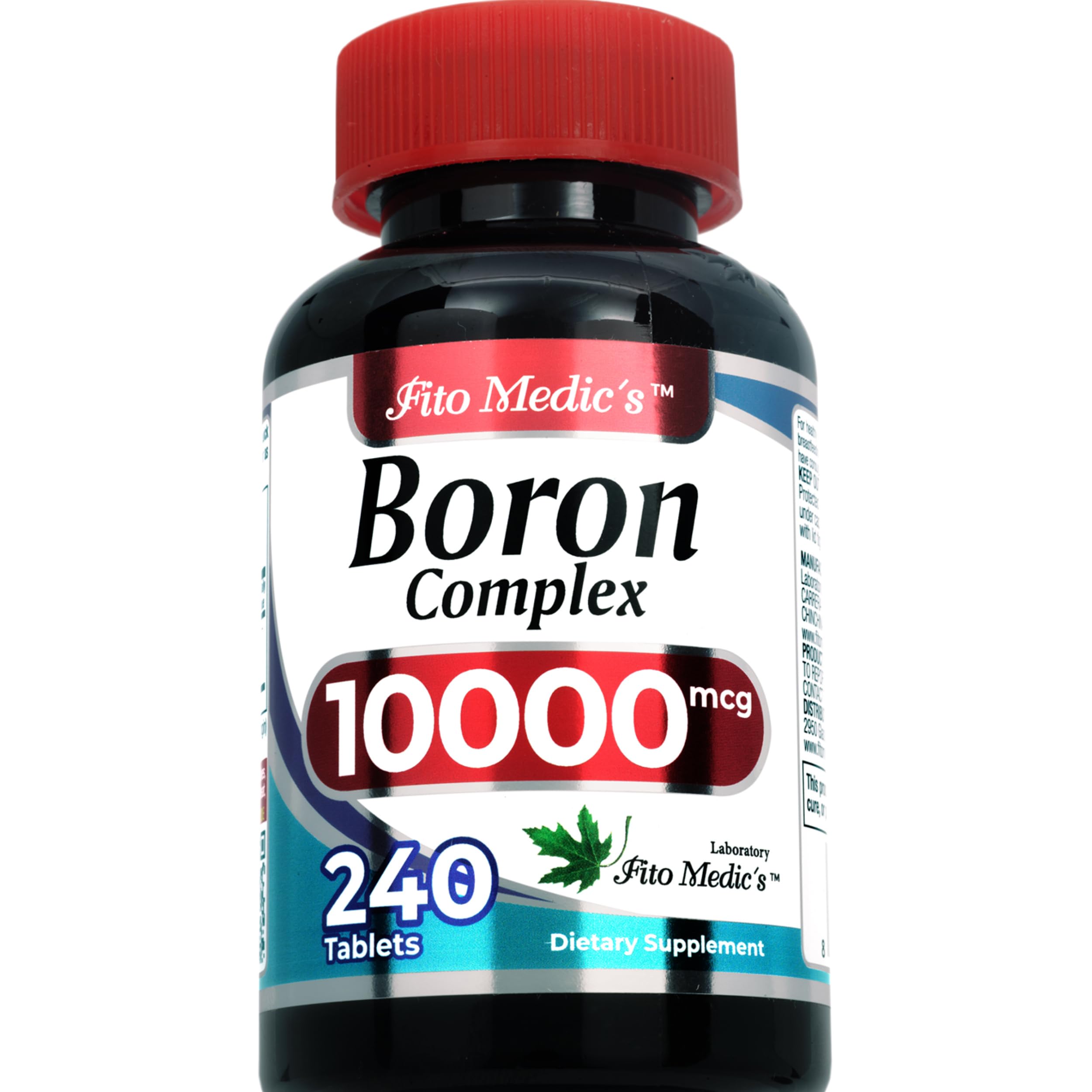 Etiqueta de Fito Medic's Lab con dosis de 10 mg para referencia rápida.