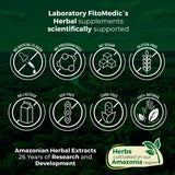 Uso diario cómodo con FITO MEDIC'S carbon activado en cápsulas.