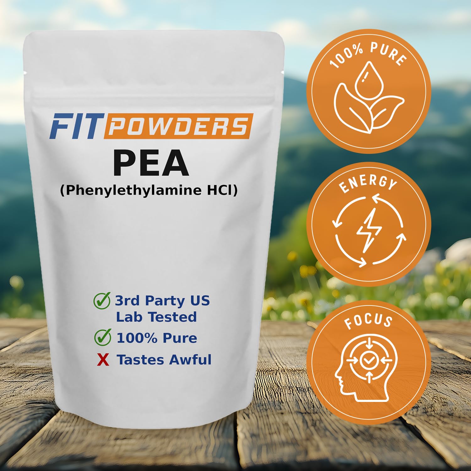 FitPowders feniletilamina medidor para tomar polvo fácilmente