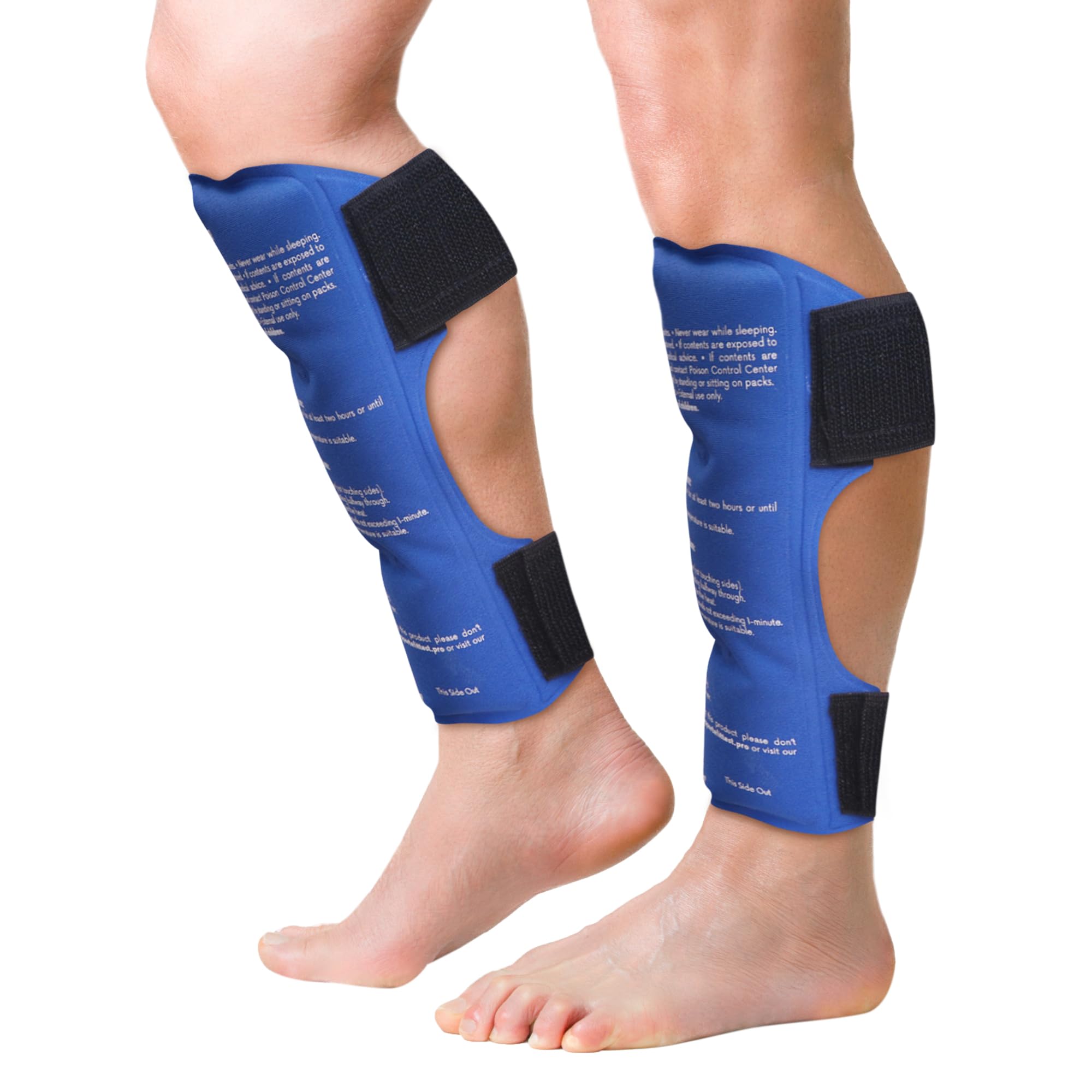 Fittest Pro bolsas hielo pierna: alivio adaptable para piernas y pantorrillas tras ejercicio.