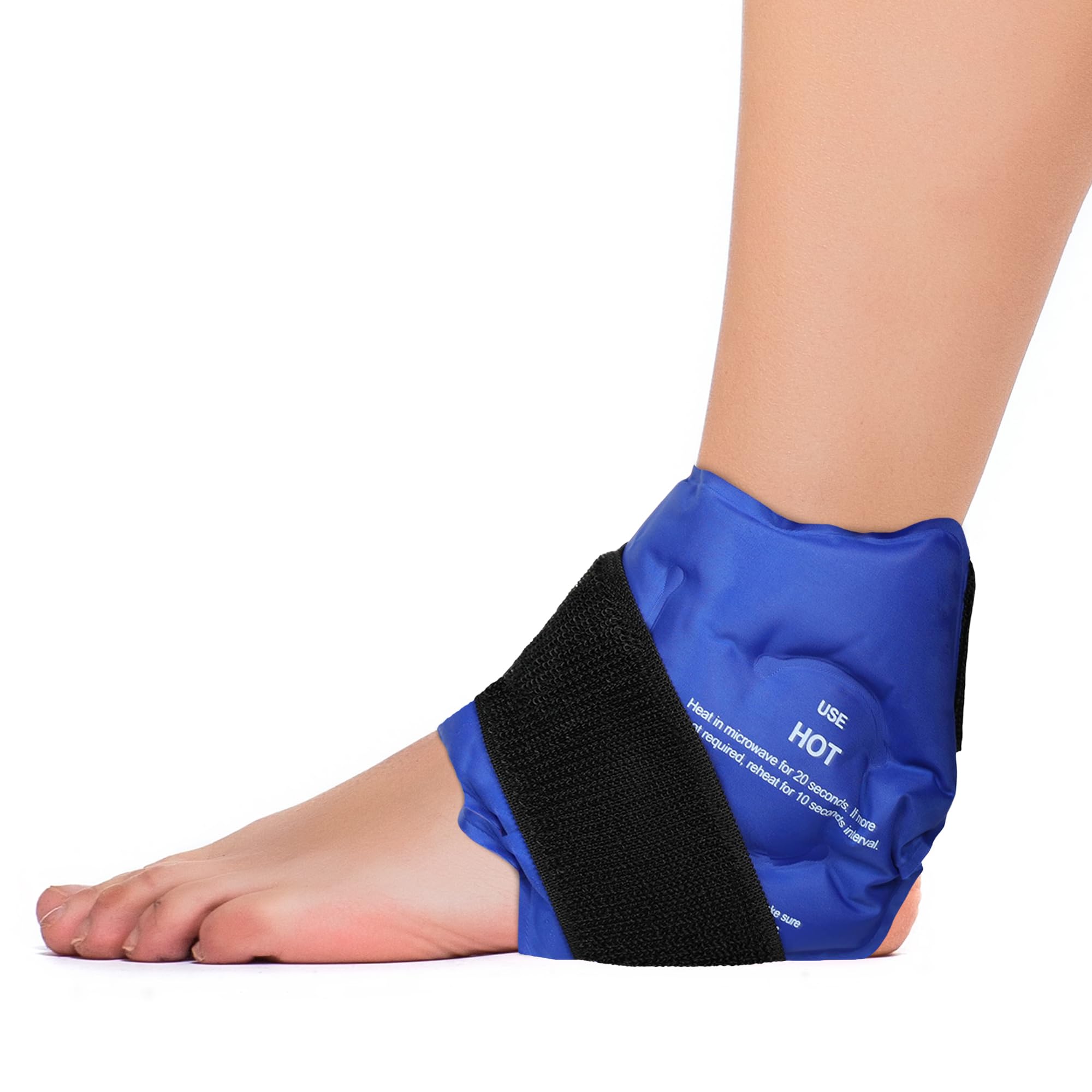 Compresa helada para tobillo Fittest Pro con diseño ergonómico para mayor comodidad.