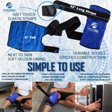 Gel flexible de Fittest Pro para adaptar la compresa a la rodilla