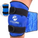 Rodillera de hielo XL de Fittest Pro: ajuste ajustable para cobertura total.