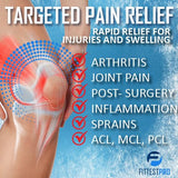 Rodillera de hielo XL Fittest Pro: cobertura completa para la rodilla.