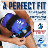 Rodillera XL de Fittest Pro: durabilidad reutilizable para uso repetido.