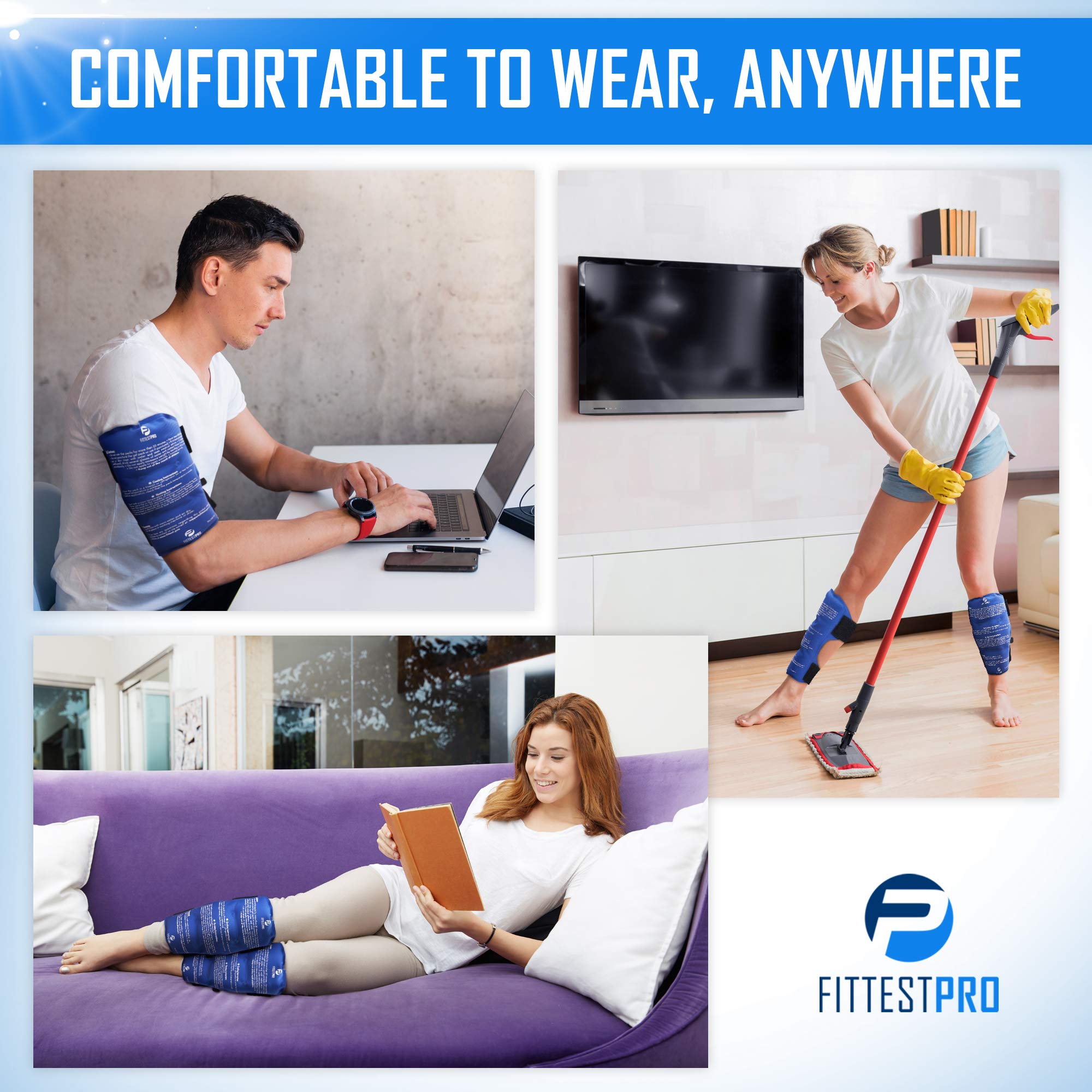 Fittest Pro tejido piel suave: diseño seguro para aplicar directamente sobre la piel.