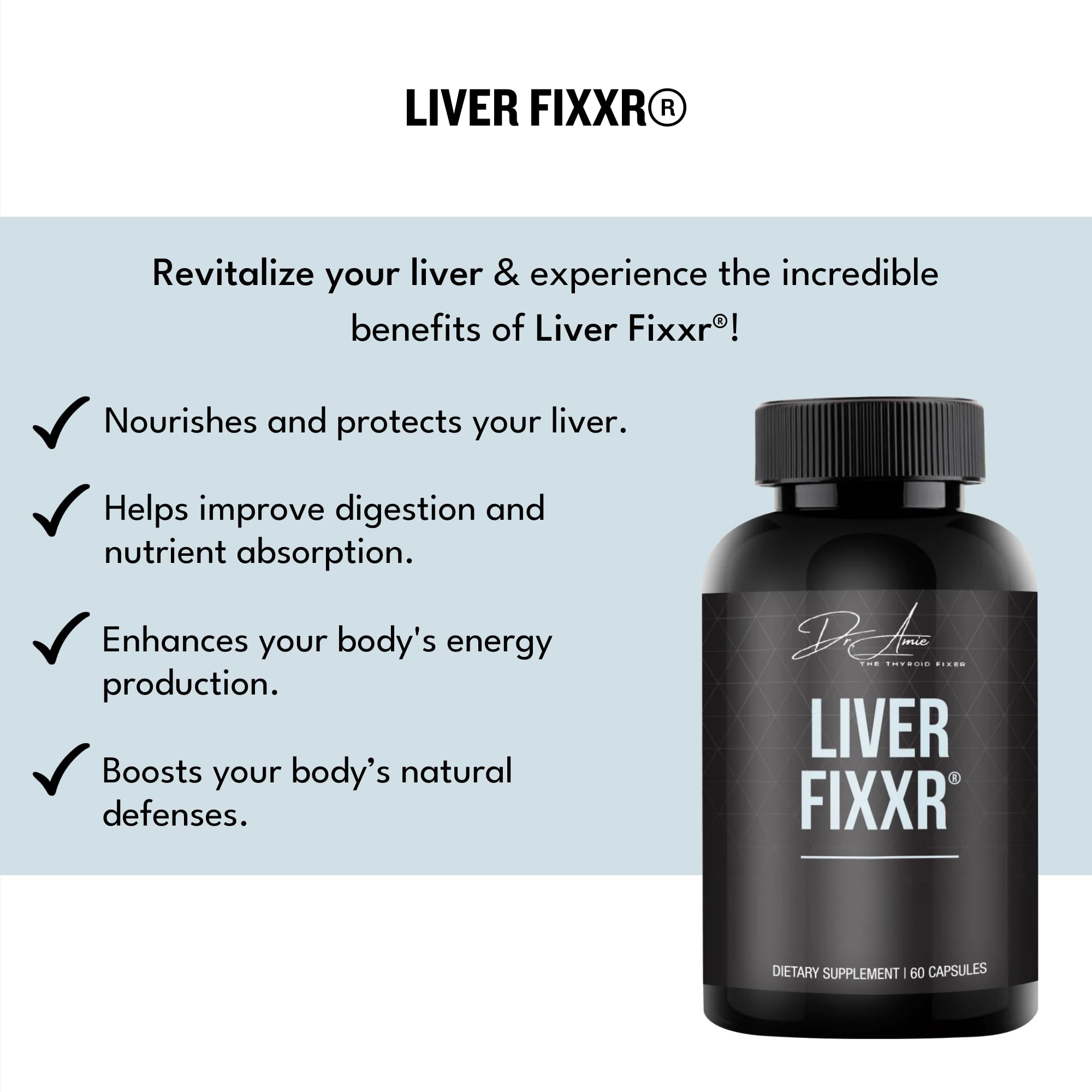 Fixxr Liver: detalle de impulso de energía y vitalidad.
