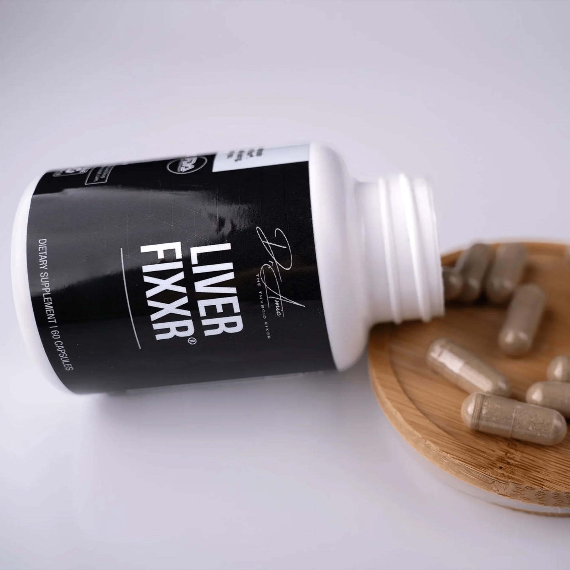 Fixxr Liver: cápsulas fabricadas en Estados Unidos con fórmula limpia.