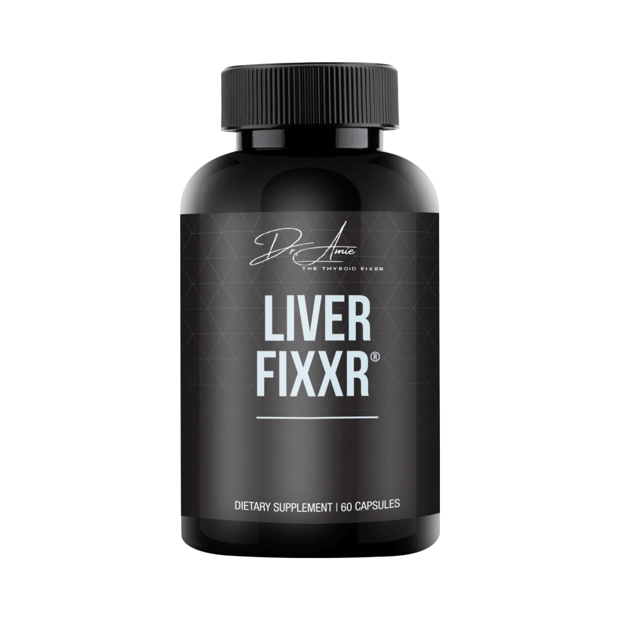 Fixxr Liver: botella de soporte hepático para uso diario.