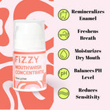 Fizzy: sabor rosa lichi para una experiencia suave.