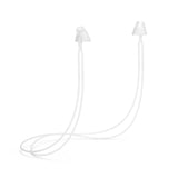Flare Audio Calmer, diseño traslúcido, uso discreto para reducir el estrés sin bloquear sonidos.