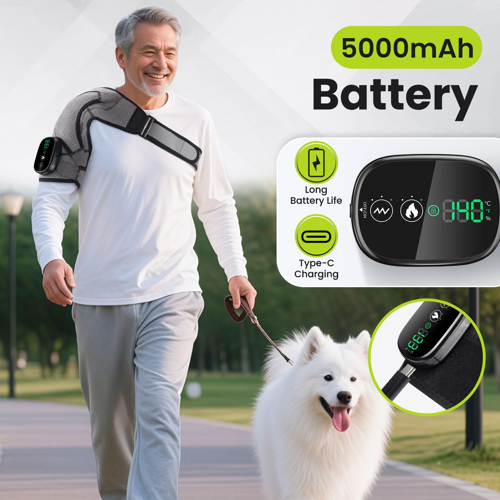 FlareMore diseño ergonómico con correas ajustables para un ajuste seguro.
