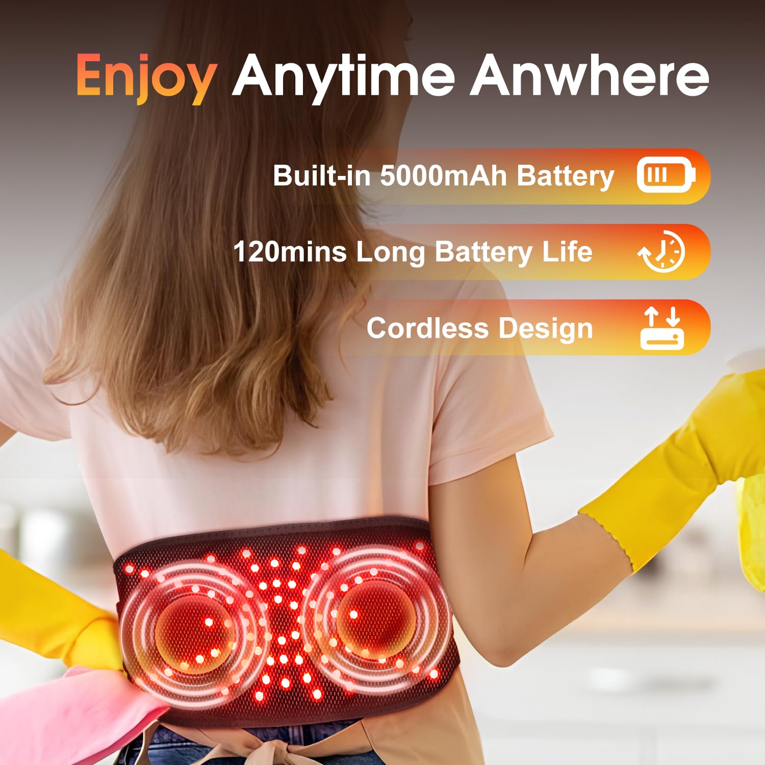 FlareMore batería 5000mAh portátil para uso sin cables