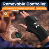 FlareMore control desmontable facilita activar calor sin quitarse la prenda.