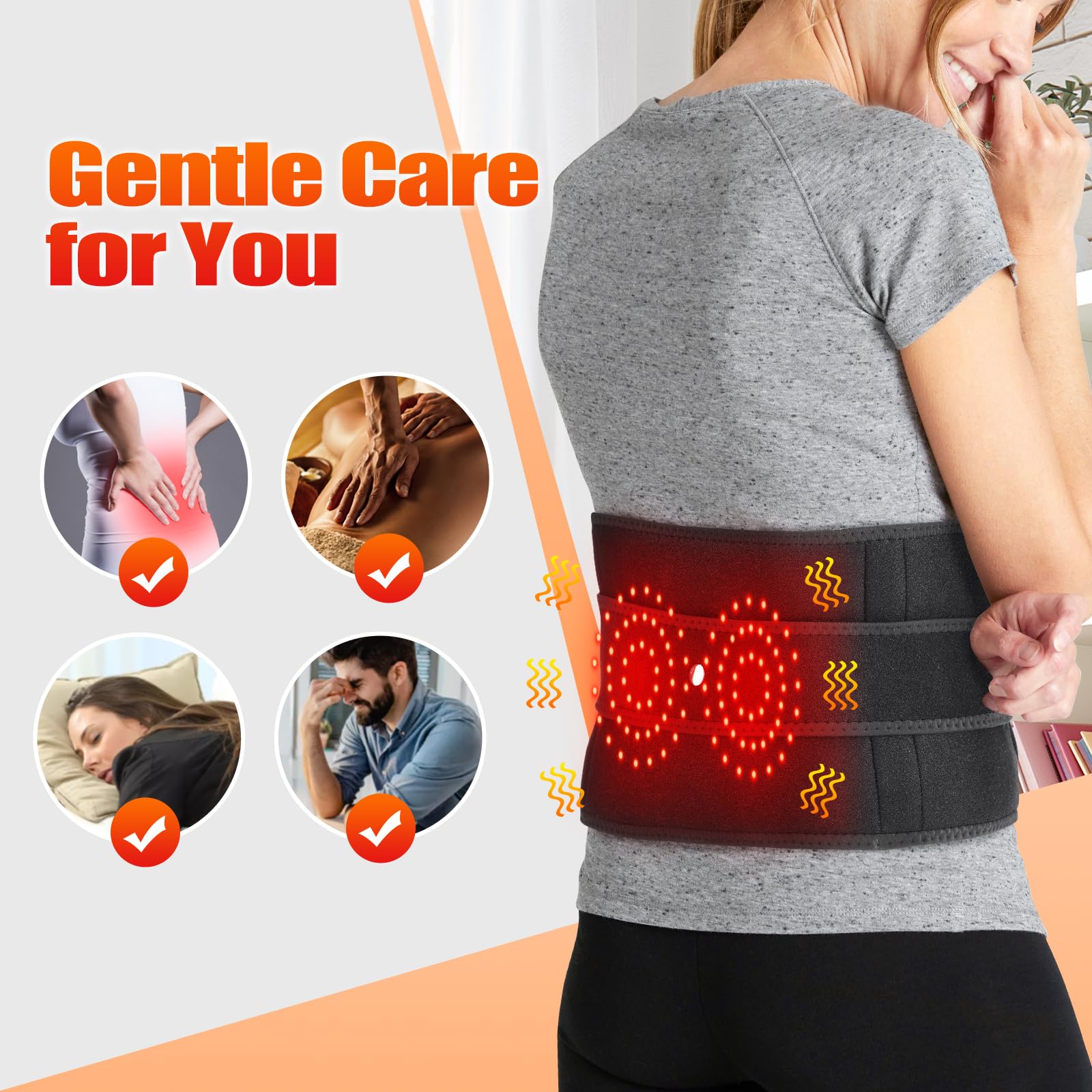 FlareMore uso-multi-areas espalda-lumbar-abdomen: versatilidad en distintas zonas.