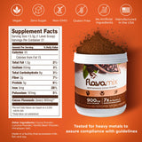 FlavaNaturals FlavaMix batido en vaso: experiencia sabrosa para cualquier momento.