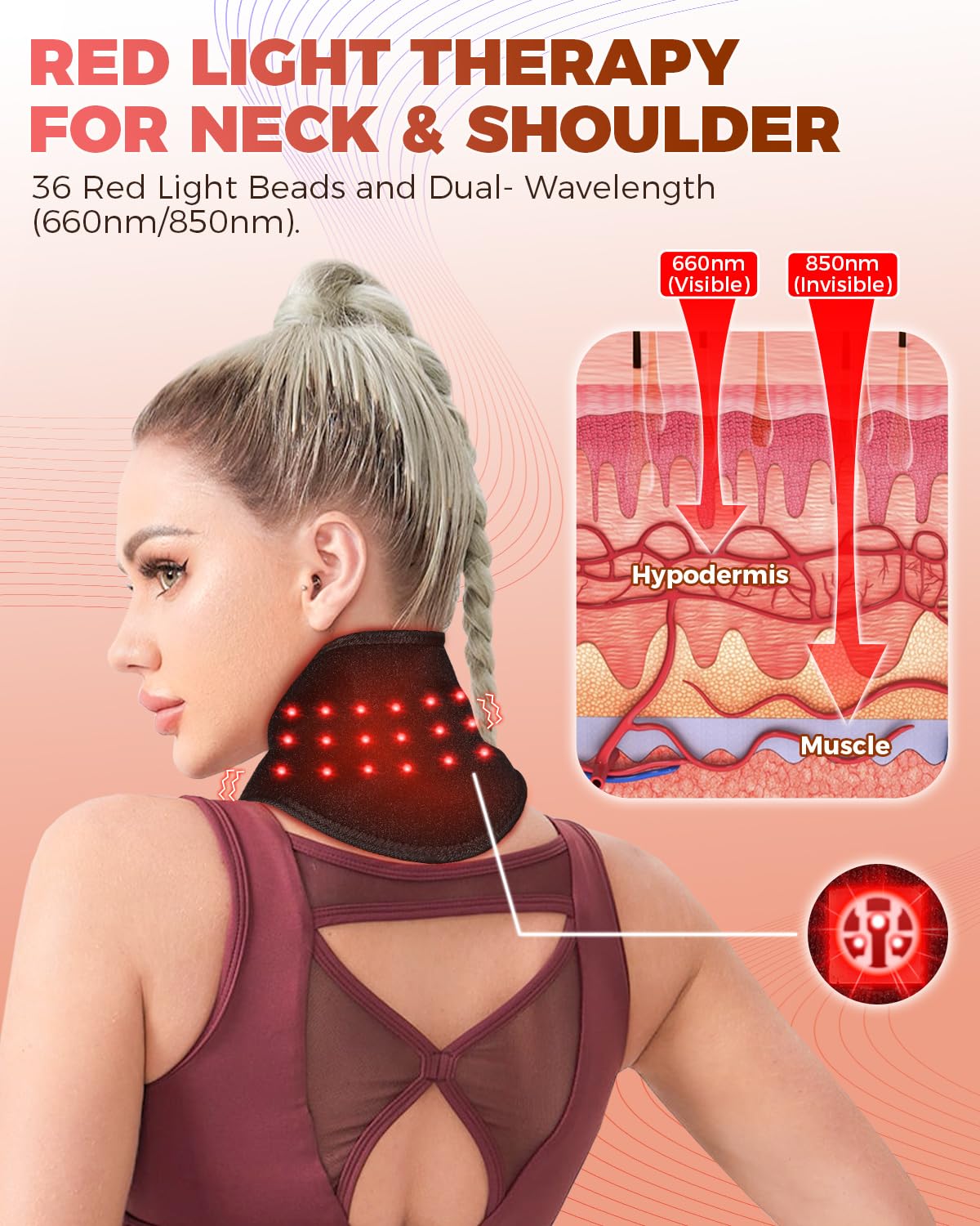 Flazecon masaje vibración cuello y manos para tensión diaria