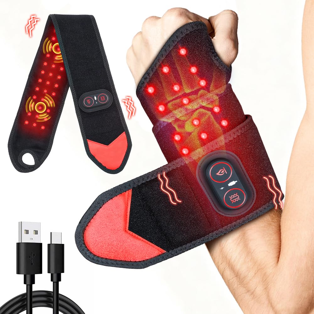Pulsera Flazecon de luz roja para muñeca con confort diario y calor suave.