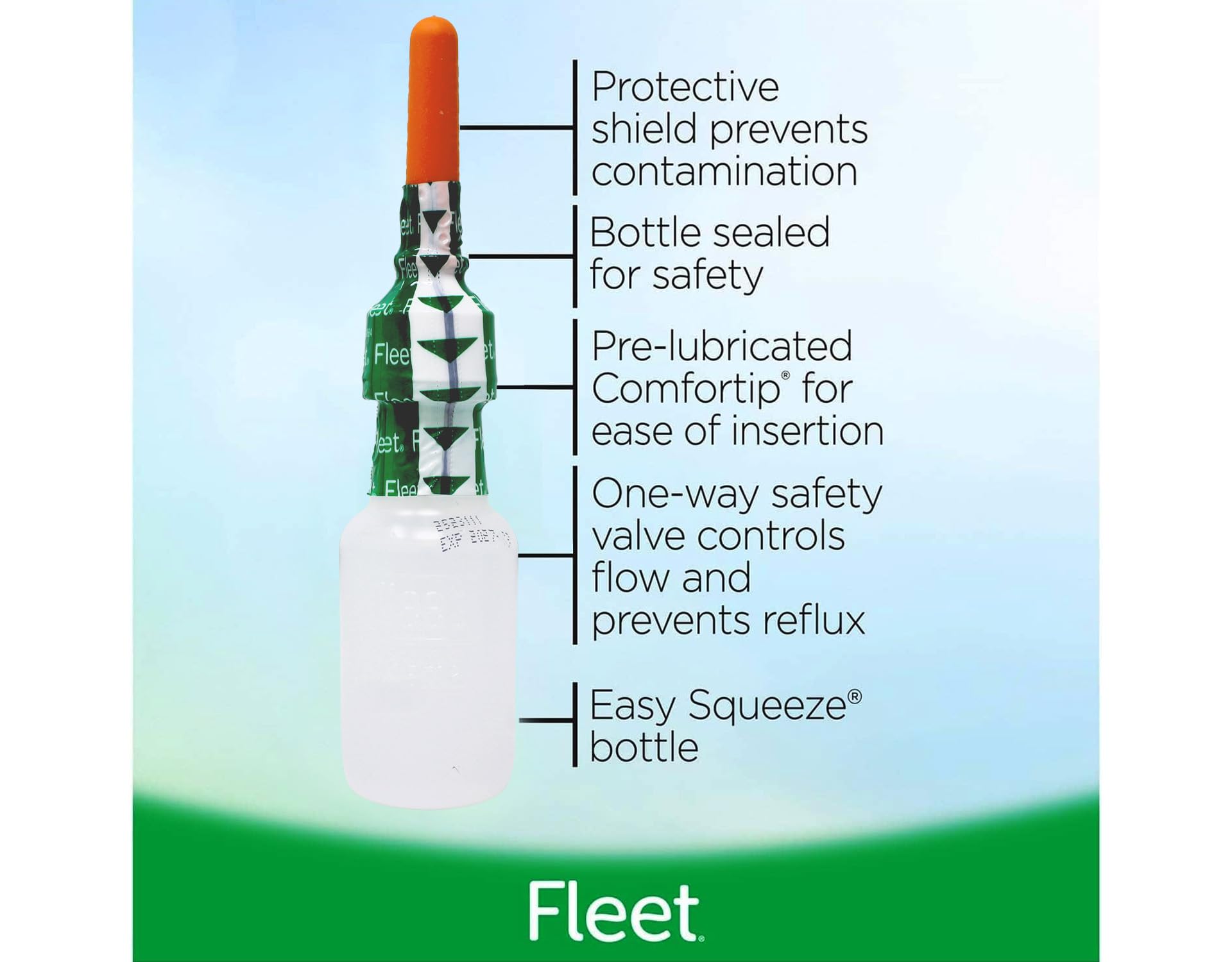 Fleet Bisacodyl Enemas para uso ocasional, opción discreta