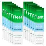 Fleet Enema Extra: botellas multicolor en paquete de 12 para alivio rápido.