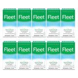Fleet supositorios de glicerina líquida: caja frontal, diseño práctico para almacenamiento.
