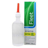 Fleet Enema Salino Extra, vertido de la botella, uso para aliviar el estreñimiento ocasional
