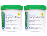 Fleet supositorios de glicerina con Aloe, presentación en frasco de 100 uds para uso frecuente