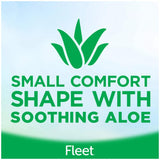 Fleet supuestos de glicerina, inserción fácil para comodidad diaria.