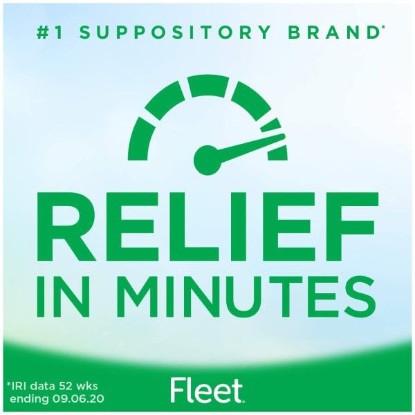 Fleet supositorios líquidos de glicerina con aplicador limpio para uso sin desorden.
